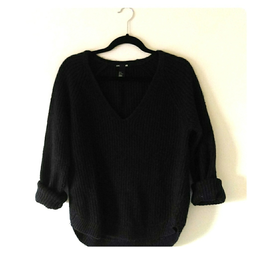 Basic Chunky-Knit Oversized Sweater